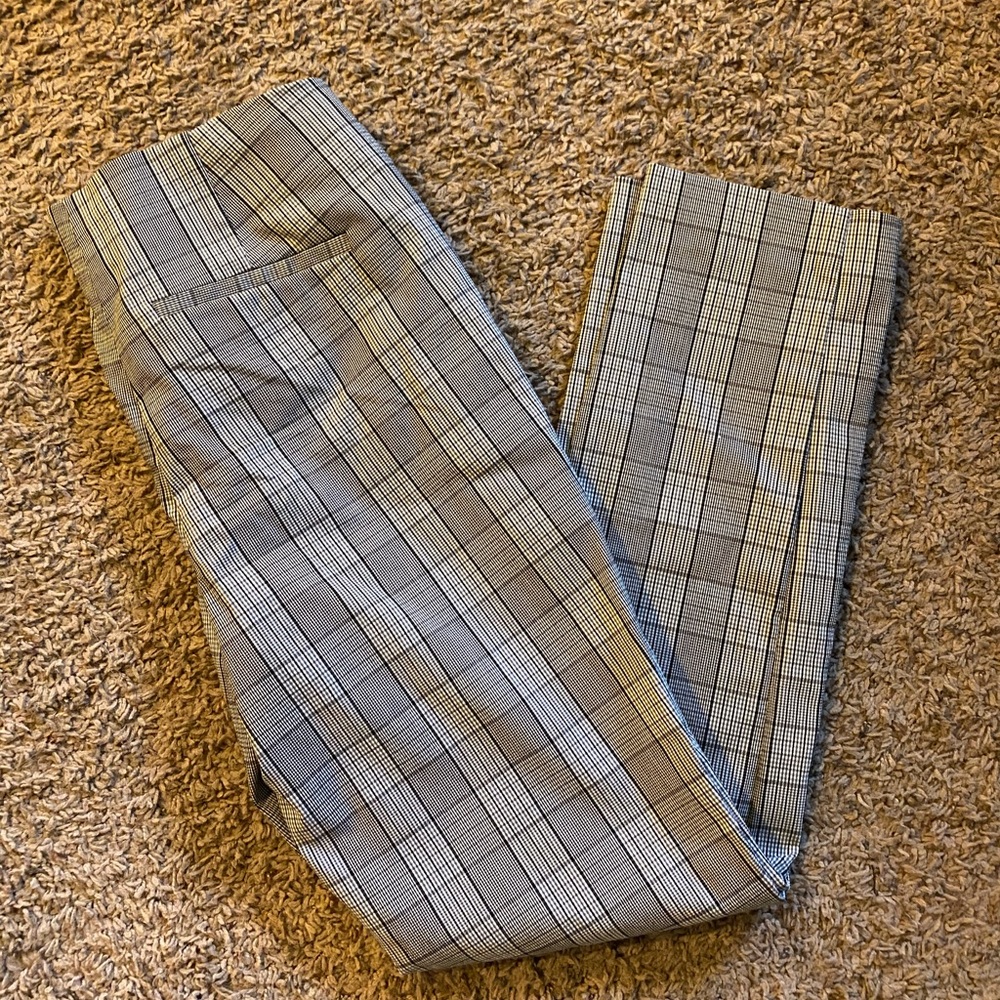 Plaid Tapered Pant